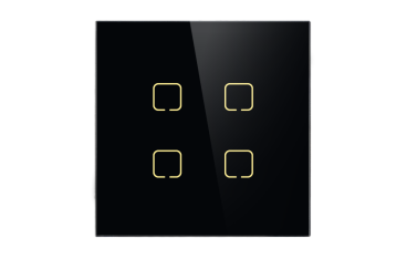 Echo Touch Series 4 Gang Zigbee Light Switches Glass Panel